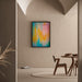 Cuadro Colorido – Cascada Pastel | Póster Abstracto en Tonos Suaves y Fluidos