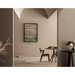 Cuadro Colorido – Horizontes Fundidos | Póster Abstracto Colores Naturales | Decoración Contemporánea para Salón o Oficina Moderna