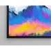 Colorful Painting – Rainbow Mountains | Poster Abstract Mountain Landscape | Modern Decor for Living Room or Office