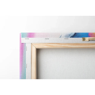 Tableau Coloré – Montagnes Arc-en-Ciel | Affiche Paysage de Montagne Abstrait | Déco Moderne pour Salon ou Bureau