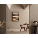 Cuadro Colorido – Sol de Arcilla | Póster Paisaje Estilizado Tierra Cotta y Tonos Naturales | Decoración Bohemia para Salón o Dormitorio