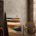 Cuadro Colorido – Sol de Arcilla | Póster Paisaje Estilizado Tierra Cotta y Tonos Naturales | Decoración Bohemia para Salón o Dormitorio