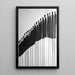 Cuadro decorativo – Procesión silenciosa | Póster minimalista en blanco y negro