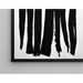 Cuadro decorativo – Siluetas unidas | Póster abstracto minimalista en negro y blanco | Póster elegante de grupo humano estilizado