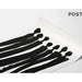 Cuadro decorativo – Siluetas unidas | Póster abstracto minimalista en negro y blanco | Póster elegante de grupo humano estilizado