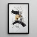 Abstract Energy Design – Dynamic Poster in Black, White, and Beige | Modern Artistic Poster for Contemporary Interior