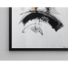 Abstract Energy Design – Dynamic Poster in Black, White, and Beige | Modern Artistic Poster for Contemporary Interior