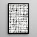 Diseño de Póster en Blanco y Negro con Líneas Etéreas | Póster Abstracto Gráfico Moderno