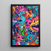 Cuadro Pop Art – Explosión Cromática | Póster Doodle Urbano y Colorido