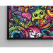 Cuadro Pop Art – Jungle Féline | Póster Colorido de Gatos Fantásticos