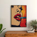 Pop Art Painting – Lipstick | Colorful Glamour Poster in Lichtenstein Style
