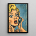 Cuadro Pop Art – Sorpresa en el Teléfono | Póster Vintage Estilo Retro de Cómic