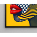 Pop Art Painting – Pop Face | Colorful Graphic Poster in Lichtenstein Style
