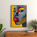 Pop Art Painting – Pop Face | Colorful Graphic Poster in Lichtenstein Style