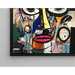 Cuadro Street Art – Rostro Fracturado | Póster Abstracto Urbano Multicolor | Póster Moderno de Arte Contemporáneo Expresivo