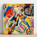 Reproducción del cuadro a la Mancha Roja - Wassily Kandinsky