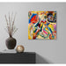 Reproducción del cuadro a la Mancha Roja - Wassily Kandinsky