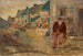 Paisaje breton con un viejo pescador - Tadeusz Makowski — vista de la obra