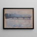 Pont sur la Seine - Tadeusz Makowski — framed artwork on a wall