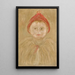 Niño con capa - Tadeusz Makowski — cuadro enmarcado en la pared