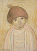 Little girl with beret with pom-pom - Tadeusz Makowski — artwork view