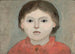 Niña con vestido naranja - Tadeusz Makowski — vista de la obra