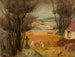 Cosecha en un campo - Tadeusz Makowski — vista de la obra