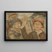 Hunting game painting - Tadeusz Makowski — framed artwork on a wall