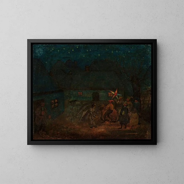 Nacimiento de Cracovia - Tadeusz Makowski — cuadro enmarcado en la pared