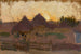 Landscape painting with haystacks - Tadeusz Makowski — artwork view