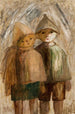 Pequeños alumnos - Tadeusz Makowski — vista de la obra