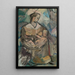 Maternidad - Tadeusz Makowski — cuadro enmarcado en la pared