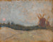 Paisaje con molinos de viento - Tadeusz Makowski — vista de la obra