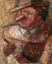 Portrait of a man with a hat and a cigar - Tadeusz Makowski — artwork view