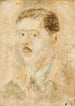 Retrato masculino - Tadeusz Makowski — vista de la obra