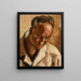 retrato hasta X - Tadeusz Makowski — cuadro enmarcado en la pared