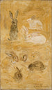 Rabbits - Tadeusz Makowski — artwork view