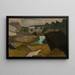 Landscape rocky with water - Tadeusz Makowski — framed artwork on a wall