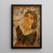 Self-portrait study - Tadeusz Makowski — framed artwork on a wall
