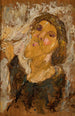 Self-portrait study - Tadeusz Makowski — artwork view