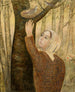 Autorretrato con paleta - Tadeusz Makowski — vista de la obra