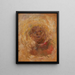 Sketch of a Blonde-haired Head - Tadeusz Makowski — framed artwork on a wall