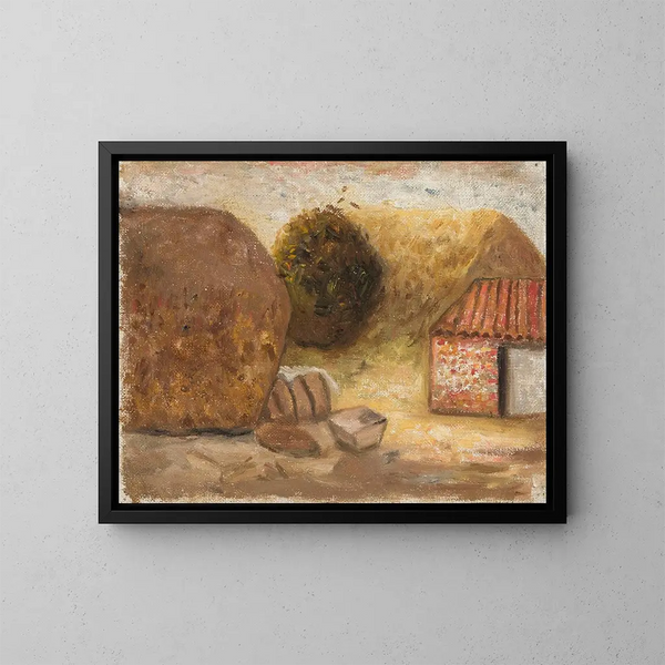 Stogi - Tadeusz Makowski — cuadro enmarcado en la pared