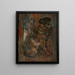 Study of a Dog Malina - Tadeusz Makowski — framed artwork on a wall