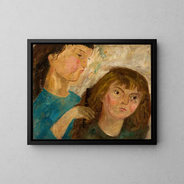 Toilette - Tadeusz Makowski — cuadro enmarcado en la pared