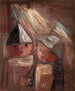 Two children with a flag - Tadeusz Makowski — artwork view
