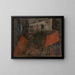 Rue - Tadeusz Makowski — cuadro enmarcado en la pared