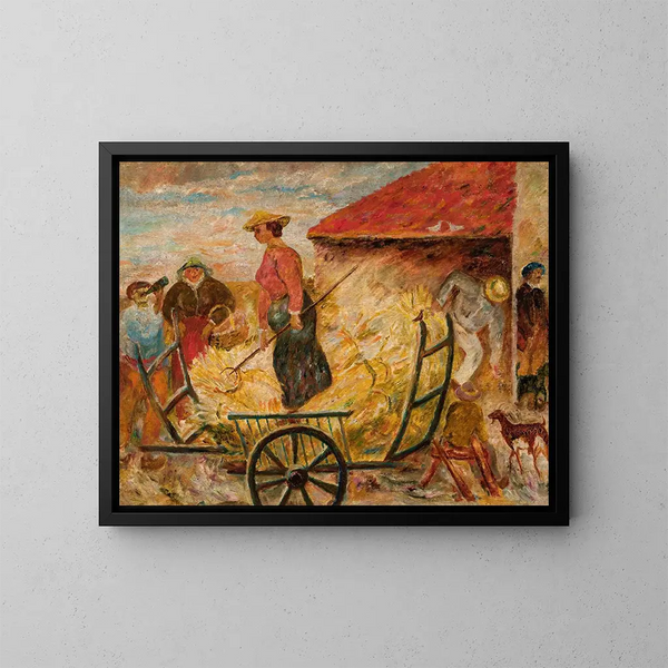 Zwoenie zboa - Tadeusz Makowski — cuadro enmarcado en la pared