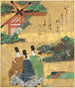 La playa de Sumiyoshi de los Cuentos de Ise - Tawaraya Sōtatsu — vista de la obra
