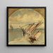 Tempestad en el mar - Jaroslav Cermak — cuadro enmarcado en la pared